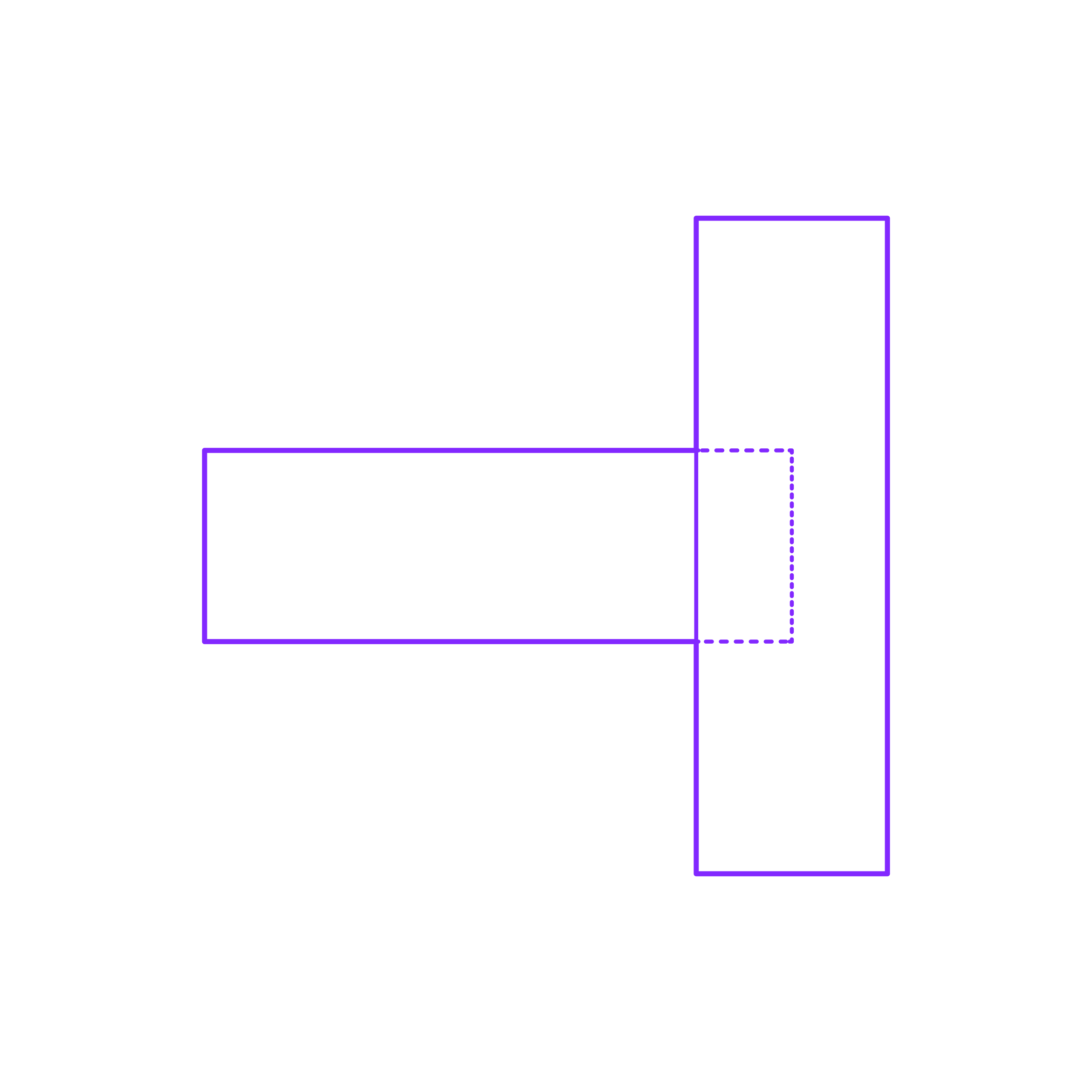 Buildings Wood Joinery Mortise Tenon Blind Outline Svg File Free Vectors